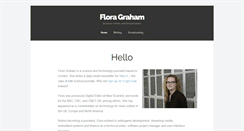Desktop Screenshot of floragraham.com
