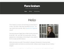 Tablet Screenshot of floragraham.com